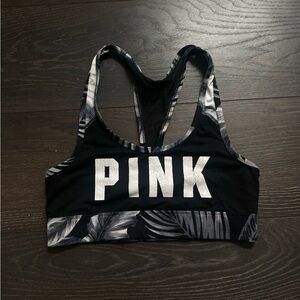 PINK Black & White Sports Bra (Hardly Worn)